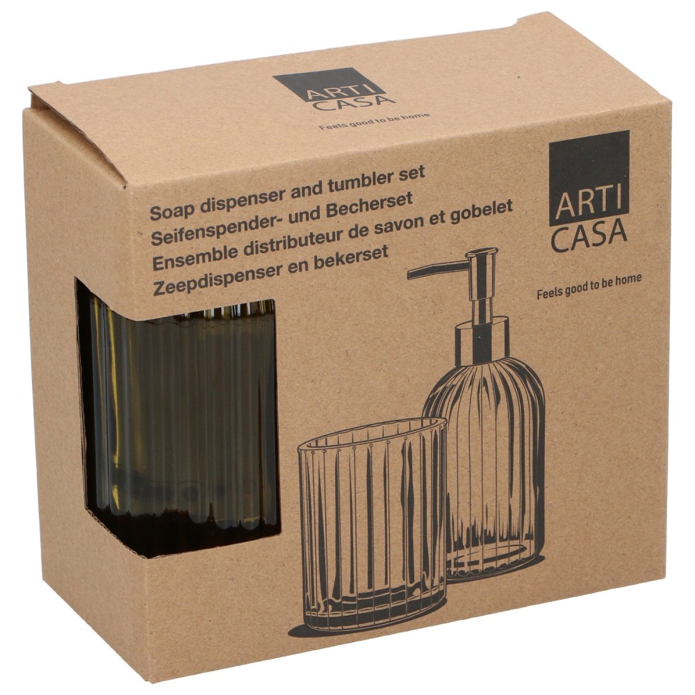 Σετ Διανομέας Σαπουνιού και Ποτήρι ARTI CASA