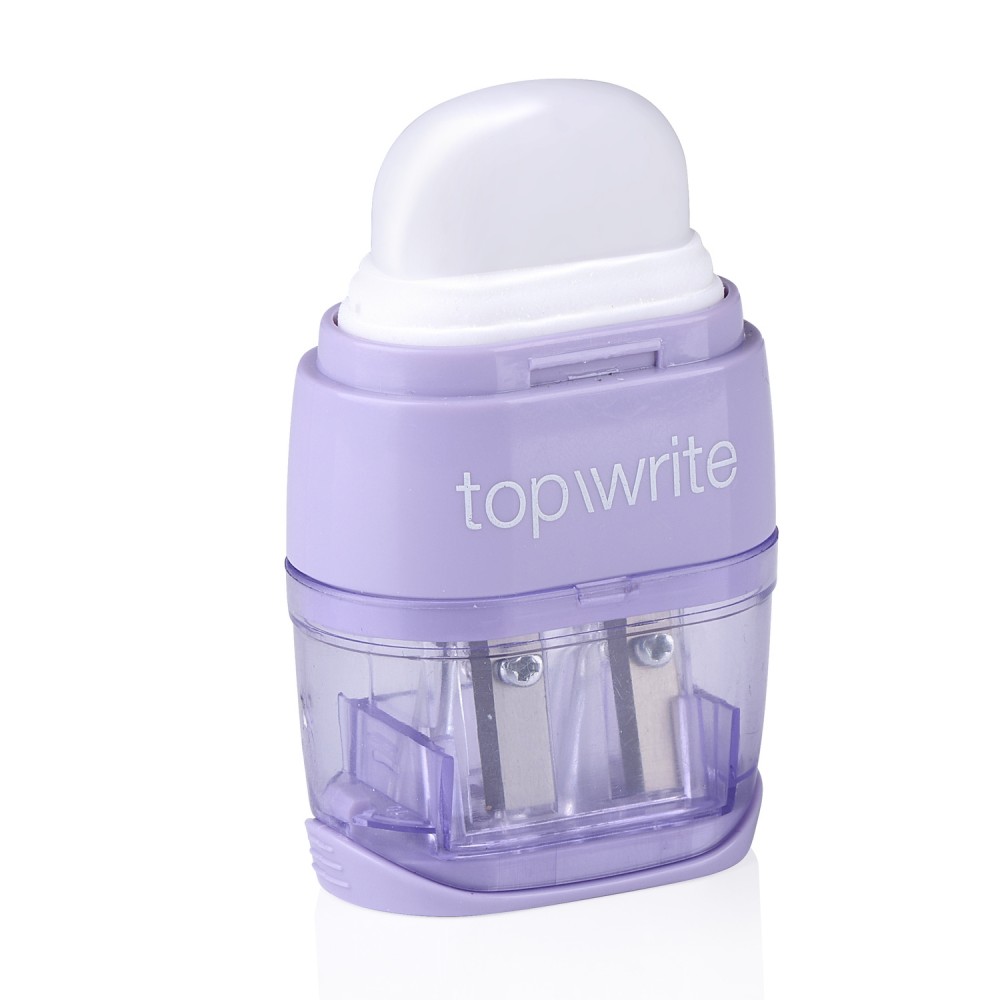 Γόμα και Ξύστρα Σε 4 Χρώματα TOPWRITE