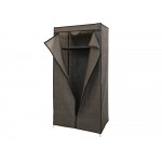 Ντουλάπα Ρούχων Taupe Ύφασμα 75x45x160cm
