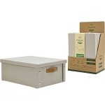 Κουτί Αποθήκευσης ArteLibre Μπεζ Πολυεστέρας 40x33x17cm
