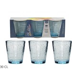 Ποτήρια ArteLibre Γαλάζιο/Γυαλί 30cl 3Τμχ