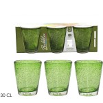 Ποτήρια ArteLibre Πράσινο Γυαλί 30cl 3Τμχ