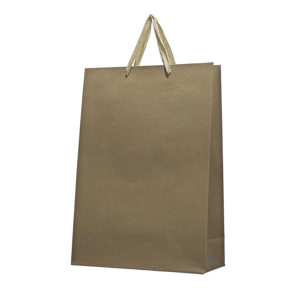 Χριστουγεννιάτικη Μεσαία Χάρτινη Τσάντα Craft 30x12x42cm