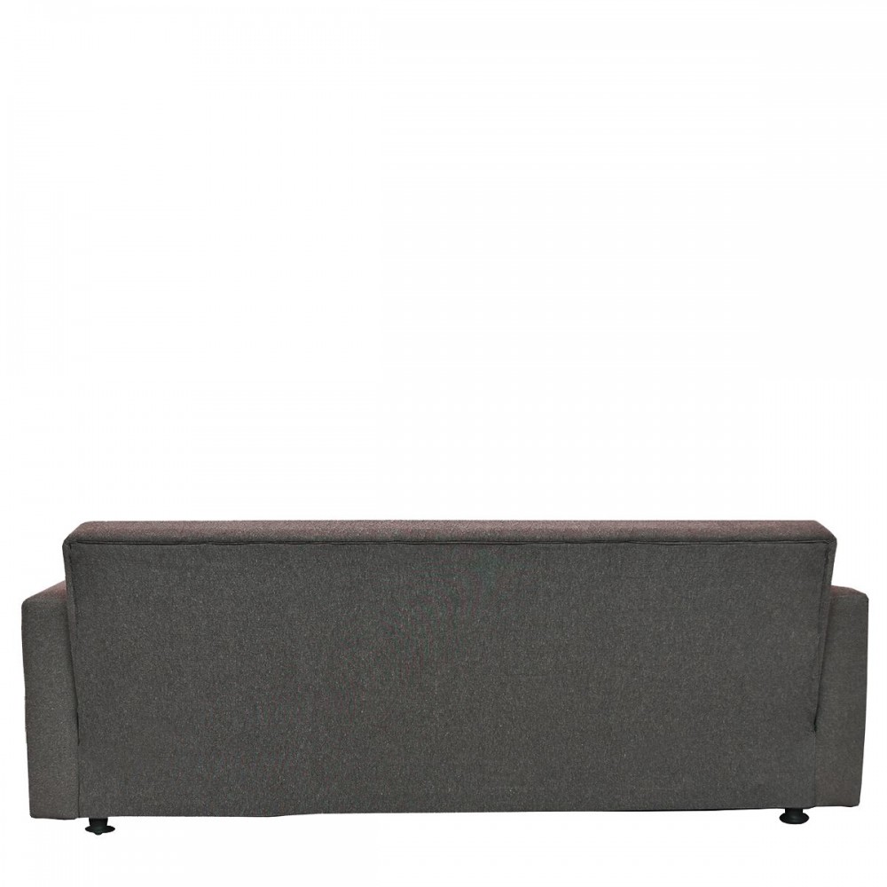Καναπές Κρεβάτι ArteLibre AMETHYST Τριθέσιος Σκούρο Γκρι 214x78x78cm