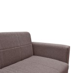 Καναπές Κρεβάτι ArteLibre AMETHYST Τριθέσιος Cappuccino 214x78x78cm