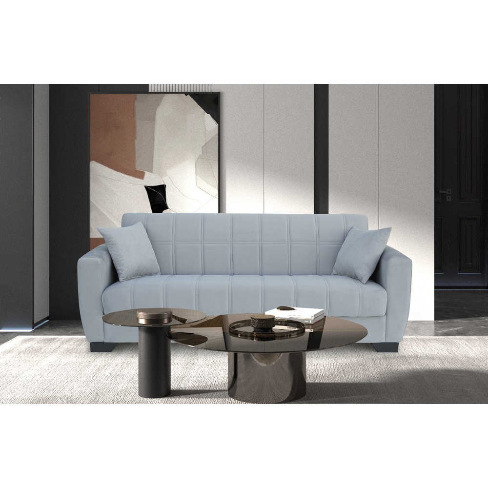 Καναπές Κρεβάτι Τριθέσιος ArteLibre DIEGO 3S Γκρι 210x84x86cm