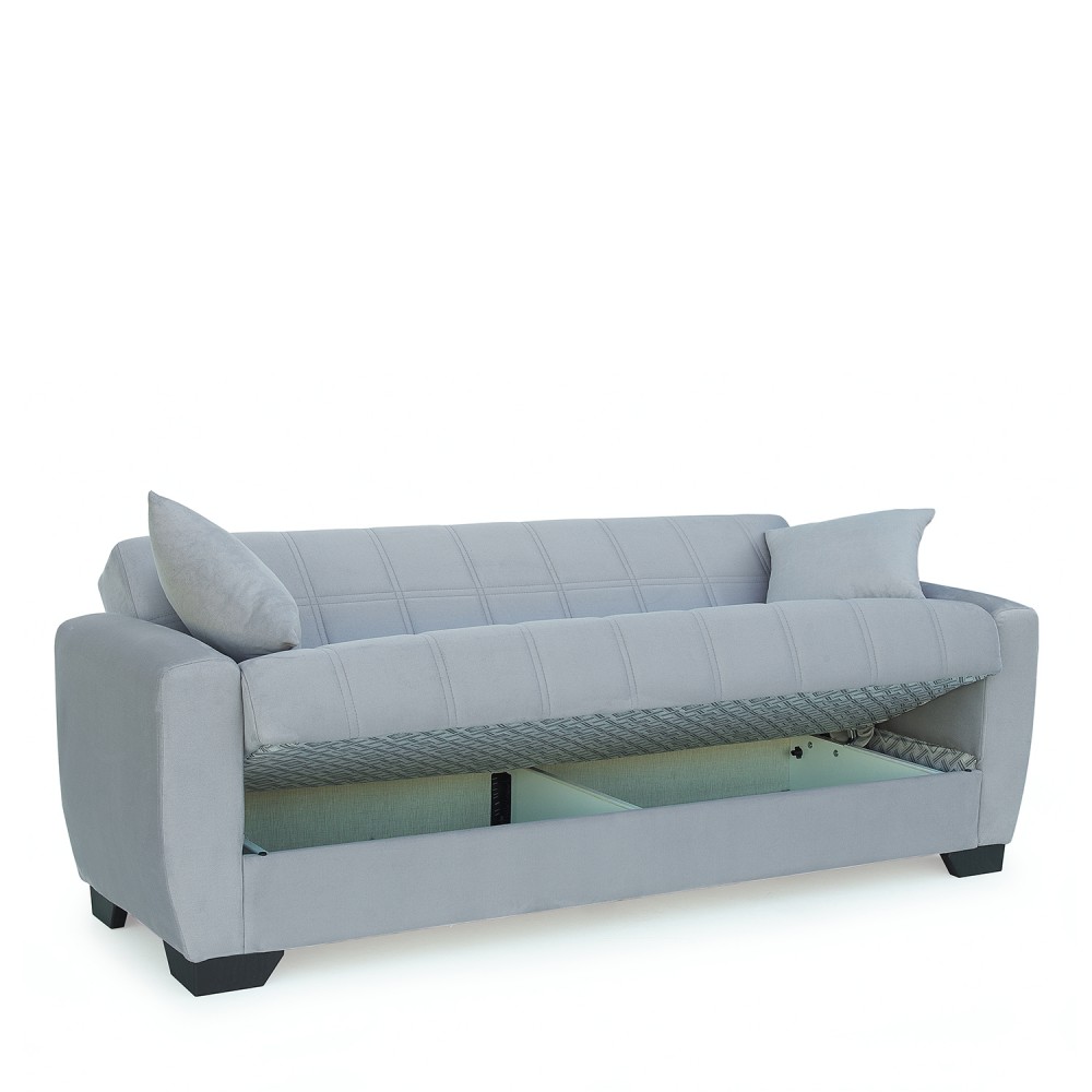 Καναπές Κρεβάτι Τριθέσιος ArteLibre DIEGO 3S Γκρι 210x84x86cm