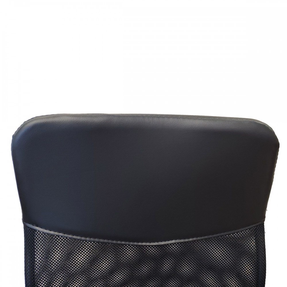 Καρέκλα Γραφείου ArteLibre AΓNΩ Μαύρο PVC 58x60x105-115cm