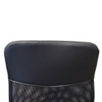 Καρέκλα Γραφείου ArteLibre AΓNΩ Μαύρο PVC 58x60x105-115cm