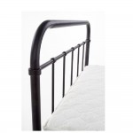 Κρεβάτι ArteLibre LIBERTY Μεταλλικό Sandy Black 209x124x93cm (Στρώμα 120x200cm)