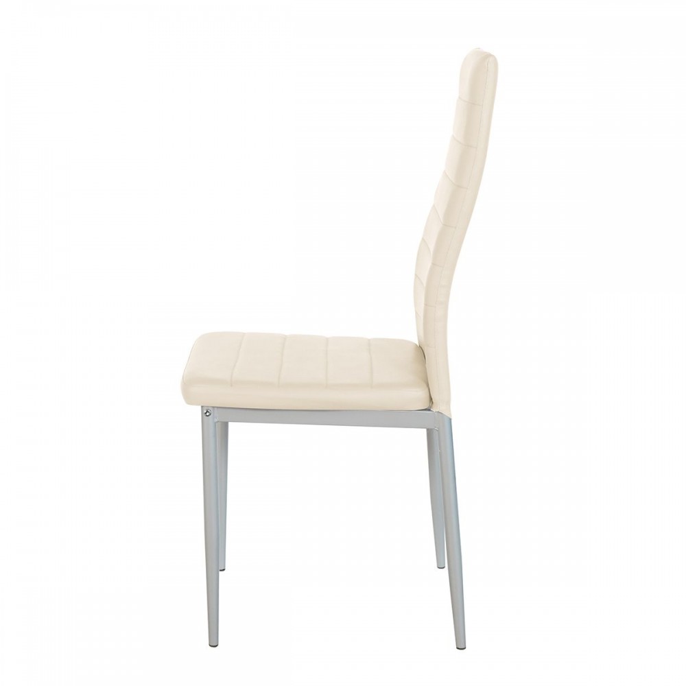 Καρέκλα ArteLibre ROSE Μπεζ PVC 53x39x96cm