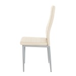 Καρέκλα ArteLibre ROSE Μπεζ PVC 53x39x96cm