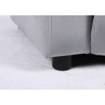 Πολυθρόνα Ανακλινόμενη ArteLibre RANA Γκρι Βελούδο 80x95x103cm