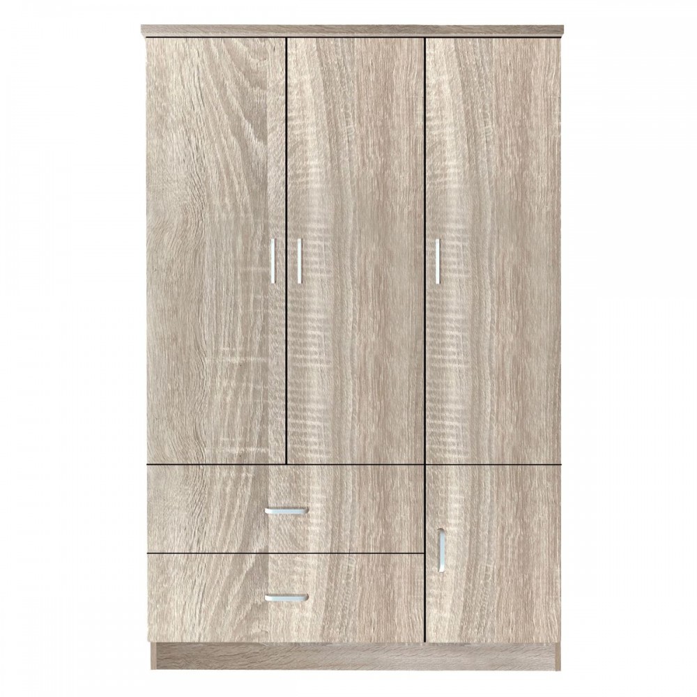 Ντουλάπα ArteLibre TUBEROSA Φυσικό Μοριοσανίδα 120x50x180cm