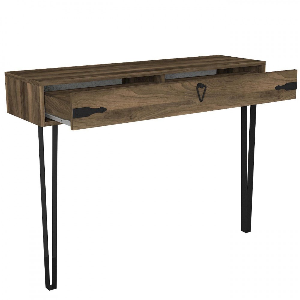 Κονσόλα ArteLibre Thira Καφέ 120x35x90cm