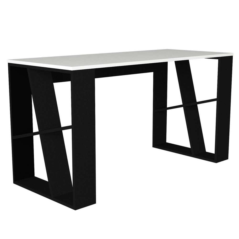 Γραφείο ArteLibre Simi Μαύρο/Λευκή Επιφάνεια 140x60x74cm