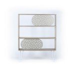 Βιβλιοθήκη ArteLibre ILLIA No 3 Δρυς/Λευκό 94x25x117cm