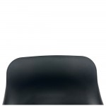 Σκαμπό Bar ArteLibre QUERIDA Μαύρο PP/Μέταλλο 44x45x58/81-79/102cm