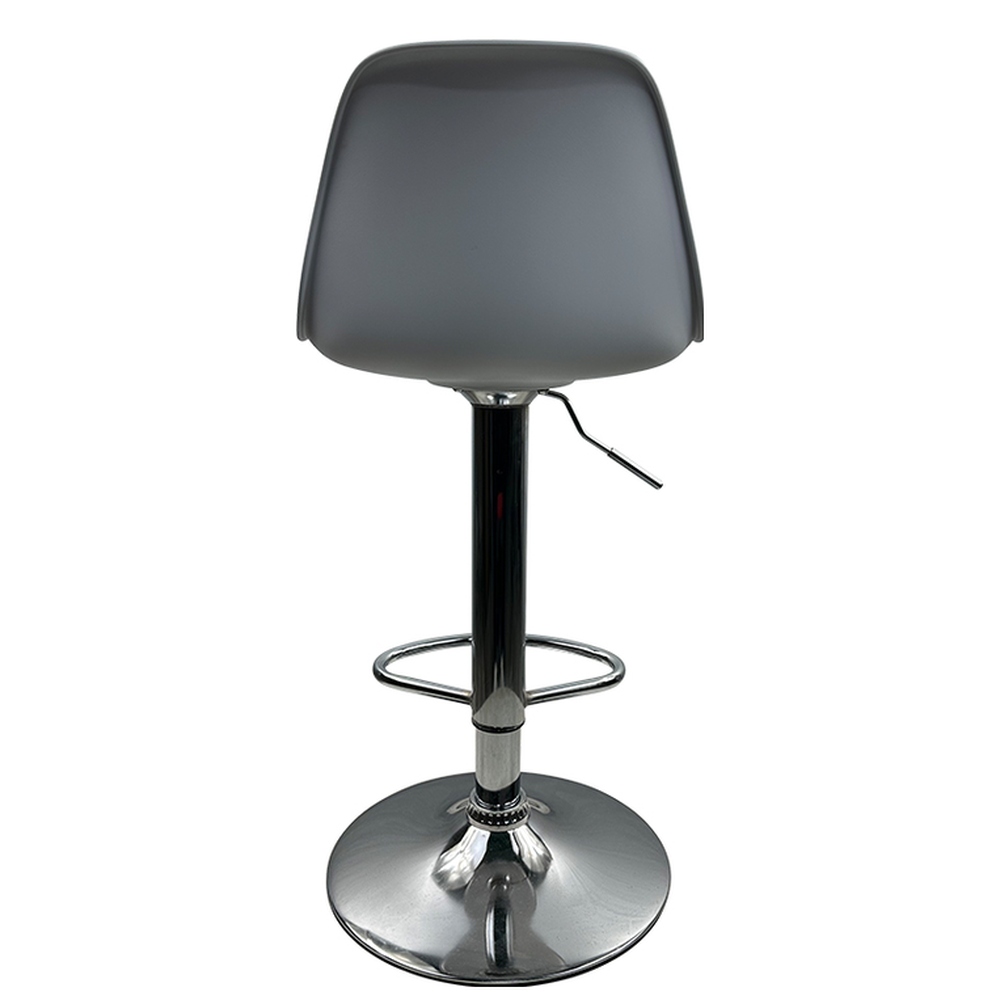Σκαμπό Bar ArteLibre AMADA Λευκό/Χρώμιο PP/Μέταλλο 41x40x79-89cm