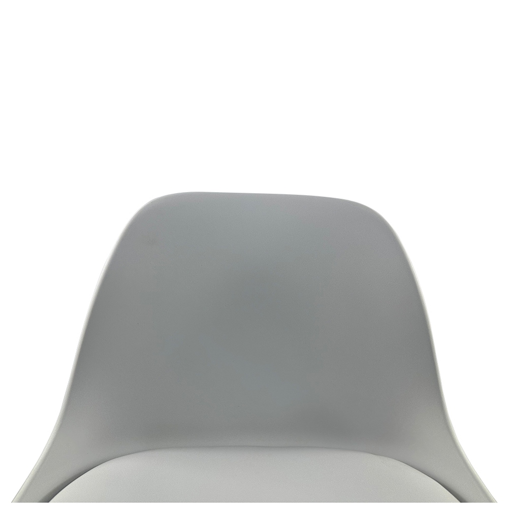 Σκαμπό Bar ArteLibre AMADA Λευκό/Χρώμιο PP/Μέταλλο 41x40x79-89cm
