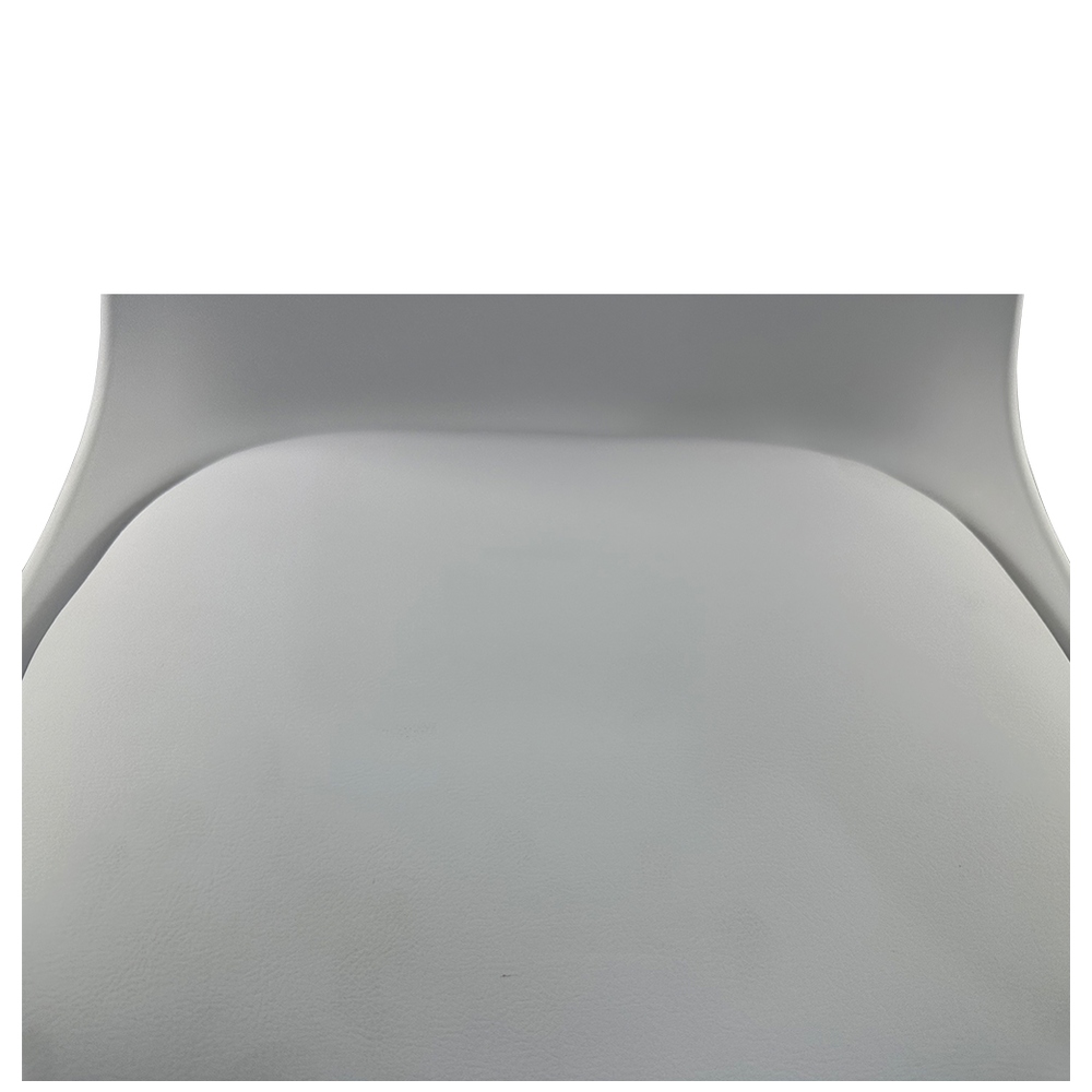 Σκαμπό Bar ArteLibre AMADA Λευκό/Χρώμιο PP/Μέταλλο 41x40x79-89cm