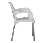 Καρέκλα Κήπου ArteLibre Eco Λευκό Ανακυκλωμένο PP 60x50x80xcm