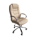 Καρέκλα Γραφείου ArteLibre FALKIRK Μπεζ PU 72x64.5x115-123cm