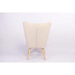 Πολυθρόνα ArteLibre BRIAR Μπορντό/Γκρι Patchwork Ύφασμα/Ξύλο 73x69x96cm