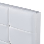 Κρεβάτι ArteLibre ABELIA Λευκό PU 214.5x170x100cm (Στρώμα 160x200cm)