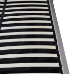 Κρεβάτι Διπλό ArteLibre ACAENA Γκρι Βελούδο 224x182.5x97cm (Στρώμα 160x200cm)