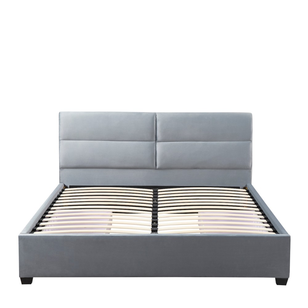 Κρεβάτι Διπλό ArteLibre PRODREAM Γκρι Ύφασμα 217.5x170x95cm (Στρώμα 160x200cm)