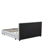 Κρεβάτι Διπλό ArteLibre PRODREAM Γκρι Ύφασμα 217.5x170x95cm (Στρώμα 160x200cm)