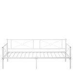 Καναπές Κρεβάτι ArteLibre CIMARRON Λευκό Μέταλλο Για Στρώμα 90x190cm