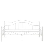 Καναπές Κρεβάτι ArteLibre PECOS Λευκό Μέταλλο Για Στρώμα 90x190cm