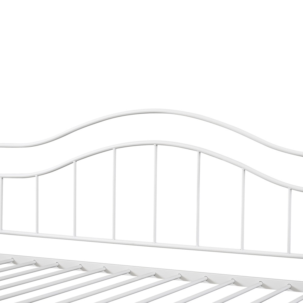 Καναπές Κρεβάτι ArteLibre PECOS Λευκό Μέταλλο Για Στρώμα 90x190cm