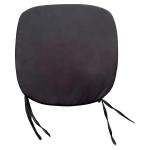 Μαξιλάρι Καρέκλας ArteLibre FLUMEA Μαύρο Ύφασμα 44x42cm