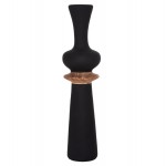 ΔΙΑΚΟΣΜΗΤΙΚΟ ΒΑΖΟ ΔΑΠΕΔΟΥ NEBULA HM4660.01L FIBER CEMENT ΜΑΥΡΟ--ΞΥΛΟ ΤΕΑΚ Φ45x172Υεκ