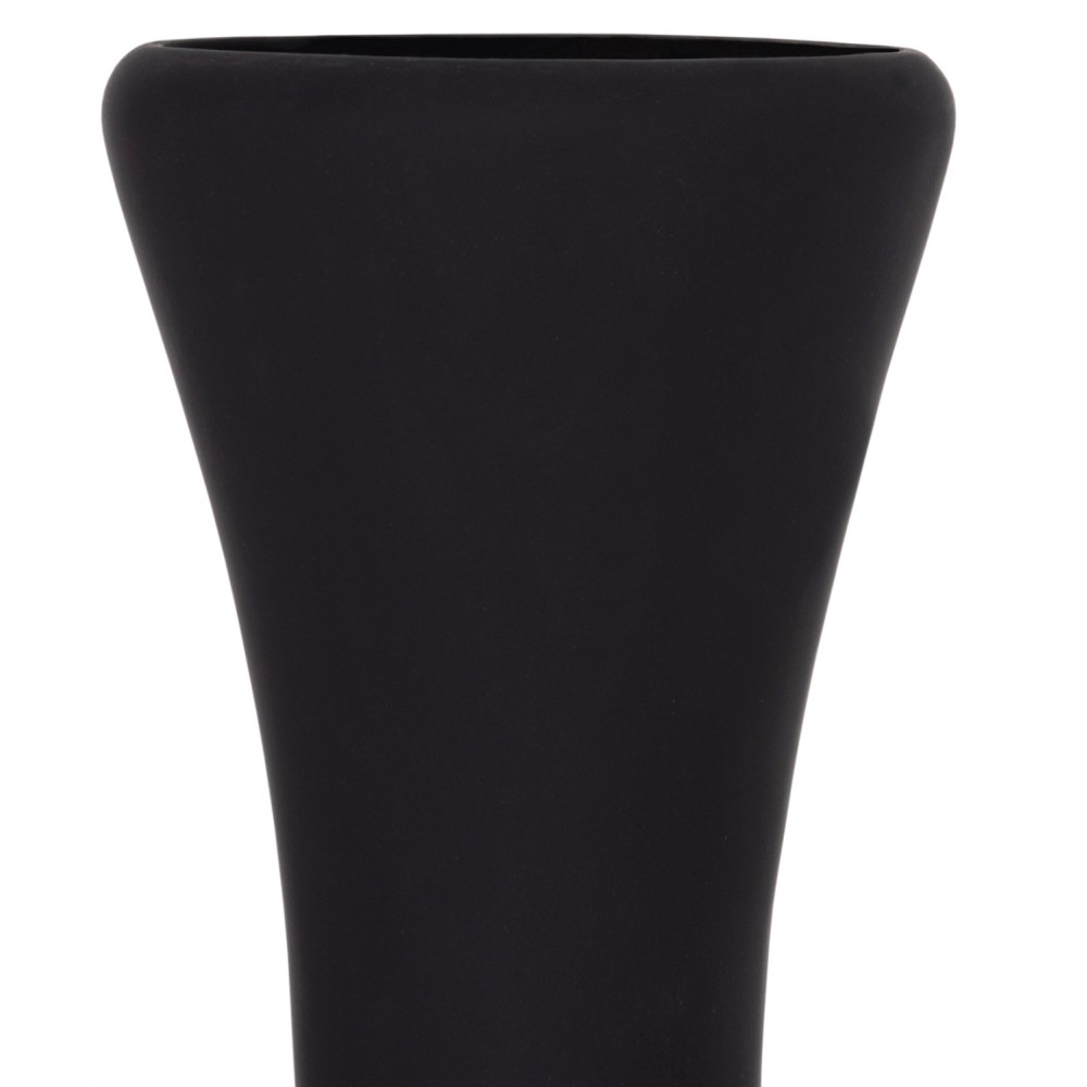 ΔΙΑΚΟΣΜΗΤΙΚΟ ΒΑΖΟ ΔΑΠΕΔΟΥ NEBULA HM4660.01L FIBER CEMENT ΜΑΥΡΟ--ΞΥΛΟ ΤΕΑΚ Φ45x172Υεκ