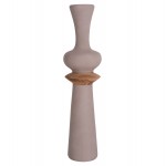 ΔΙΑΚΟΣΜΗΤΙΚΟ ΒΑΖΟ ΔΑΠΕΔΟΥ NEBULA HM4660.05L FIBER CEMENT TAUPE--ΞΥΛΟ ΤΕΑΚ Φ45x172Υεκ