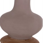 ΔΙΑΚΟΣΜΗΤΙΚΟ ΒΑΖΟ ΔΑΠΕΔΟΥ NEBULA HM4660.05L FIBER CEMENT TAUPE--ΞΥΛΟ ΤΕΑΚ Φ45x172Υεκ