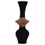 ΔΙΑΚΟΣΜΗΤΙΚΟ ΒΑΖΟ ΔΑΠΕΔΟΥ NEBULA HM4660.01S FIBER CEMENT ΜΑΥΡΟ--ΞΥΛΟ ΤΕΑΚ Φ45x115Υεκ