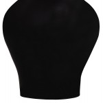 ΔΙΑΚΟΣΜΗΤΙΚΟ ΒΑΖΟ ΔΑΠΕΔΟΥ NEBULA HM4660.01S FIBER CEMENT ΜΑΥΡΟ--ΞΥΛΟ ΤΕΑΚ Φ45x115Υεκ