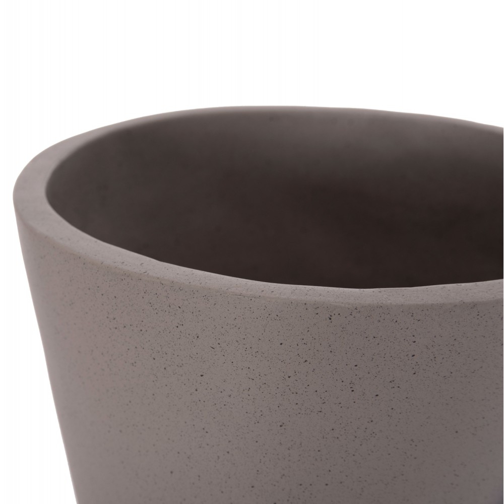 ΔΙΑΚΟΣΜΗΤΙΚΟ ΒΑΖΟ ΔΑΠΕΔΟΥ NEBULA HM4661.03 FIBER CEMENT ΓΚΡΙ--ΞΥΛΟ ΤΕΑΚ Φ60x115Υεκ.