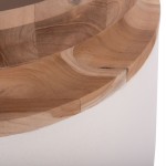 ΔΙΑΚΟΣΜΗΤΙΚΟ ΒΑΖΟ ΔΑΠΕΔΟΥ LINTER HM4662.02L FIBER CEMENT ΛΕΥΚΟ--ΞΥΛΟ ΤΕΑΚ Φ41x47Υεκ.