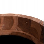 ΔΙΑΚΟΣΜΗΤΙΚΟ ΒΑΖΟ ΔΑΠΕΔΟΥ LINTER HM4662.01L FIBER CEMENT ΜΑΥΡΟ--ΞΥΛΟ ΤΕΑΚ Φ41x47Υεκ.
