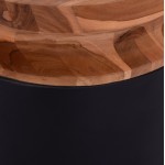 ΔΙΑΚΟΣΜΗΤΙΚΟ ΒΑΖΟ ΔΑΠΕΔΟΥ LINTER HM4662.01L FIBER CEMENT ΜΑΥΡΟ--ΞΥΛΟ ΤΕΑΚ Φ41x47Υεκ.