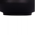 ΔΙΑΚΟΣΜΗΤΙΚΟ ΒΑΖΟ ΔΑΠΕΔΟΥ LINTER HM4662.01L FIBER CEMENT ΜΑΥΡΟ--ΞΥΛΟ ΤΕΑΚ Φ41x47Υεκ.