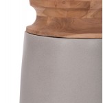 ΔΙΑΚΟΣΜΗΤΙΚΟ ΒΑΖΟ ΔΑΠΕΔΟΥ LINTER HM4662.03S FIBER CEMENT ΓΚΡΙ--ΞΥΛΟ ΤΕΑΚ Φ34x60Υεκ.