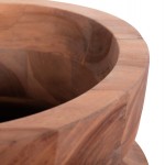 ΔΙΑΚΟΣΜΗΤΙΚΟ ΒΑΖΟ ΔΑΠΕΔΟΥ LINTER HM4662.01S FIBER CEMENT ΜΑΥΡΟ--ΞΥΛΟ ΤΕΑΚ Φ34x60Υεκ.