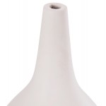 ΕΠΙΤΡΑΠΕΖΙΟ ΔΙΑΚΟΣΜΗΤΙΚΟ ΒΑΖΟ DENI HM4663.02L FIBER CEMENT ΣΕ ΛΕΥΚΟ--Φ26x39Υεκ